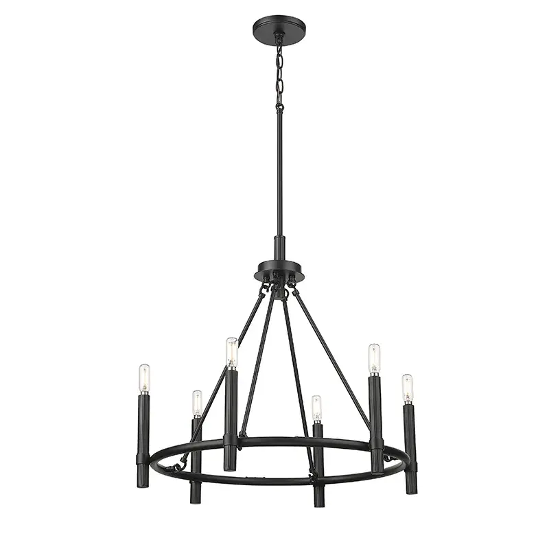 Matte Black Pendant Light