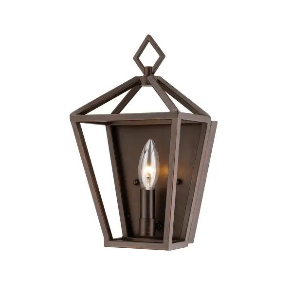 The 2571 outdoor light in bronze finish offers reliable exterior illumination with a classic metal construction designed to withstand outdoor conditions.