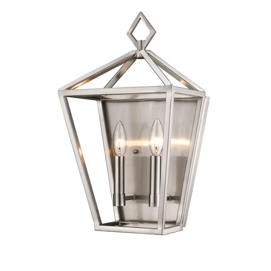 2572 Outdoor Light in Brushed Nickel