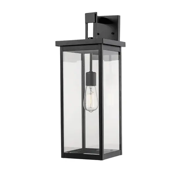 The 2602 outdoor light combines weather-resistant construction with a contemporary black finish, making it ideal for modern exterior applications requiring reliable illumination.