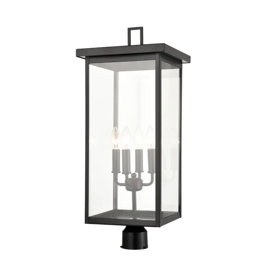 2604 Outdoor Light in Powder Coated Black