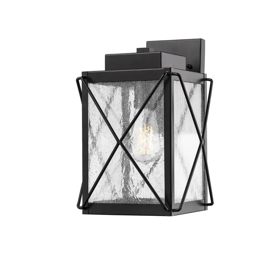 2611 Outdoor Light in Powder Coated Black