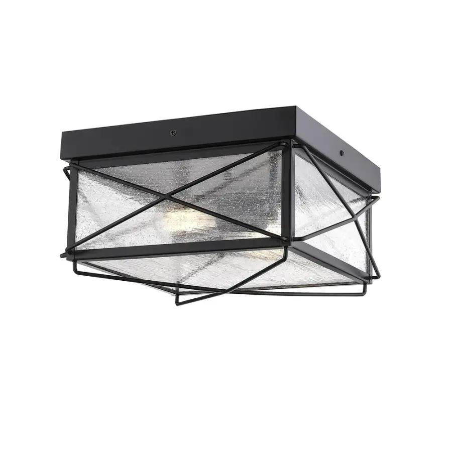 2616 Outdoor Light in Powder Coated Black