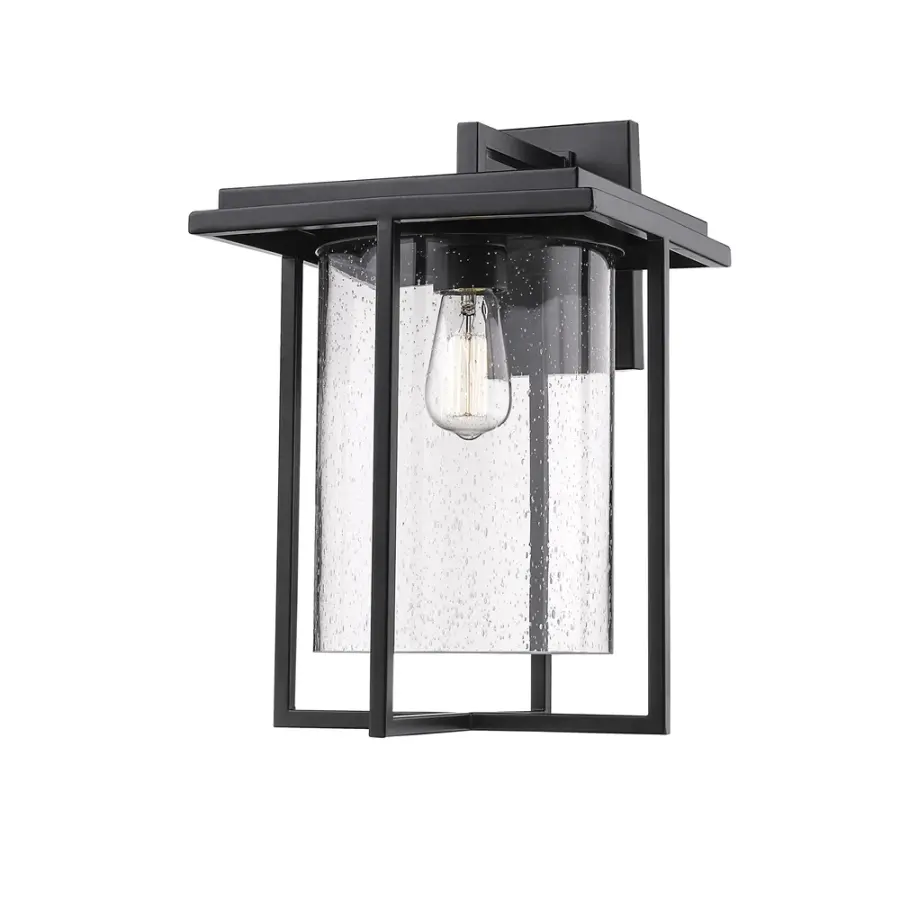 2622 Outdoor Light in Powder Coated Black