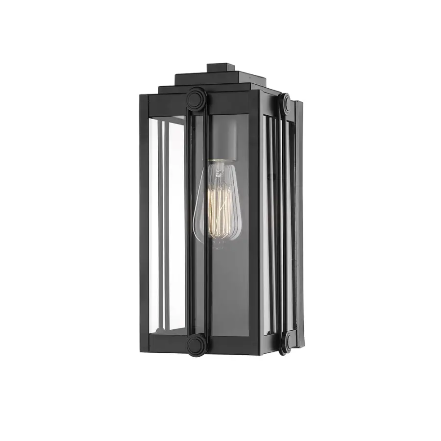 2631 Outdoor Light in Powder Coated Black