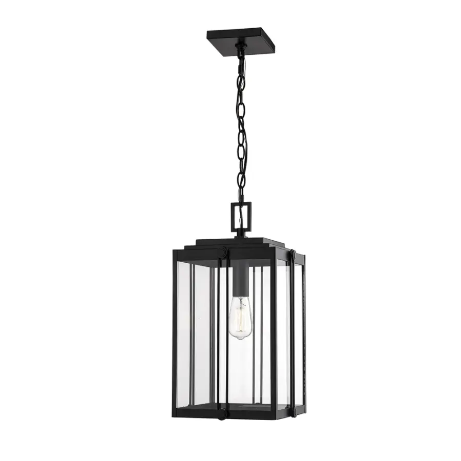 2635 Outdoor Light in Powder Coated Black