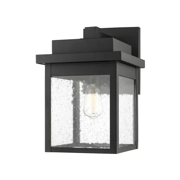 The 2663 outdoor light combines weather-resistant powder coated black finish with contemporary styling, making it ideal for modern exterior applications requiring reliable illumination.