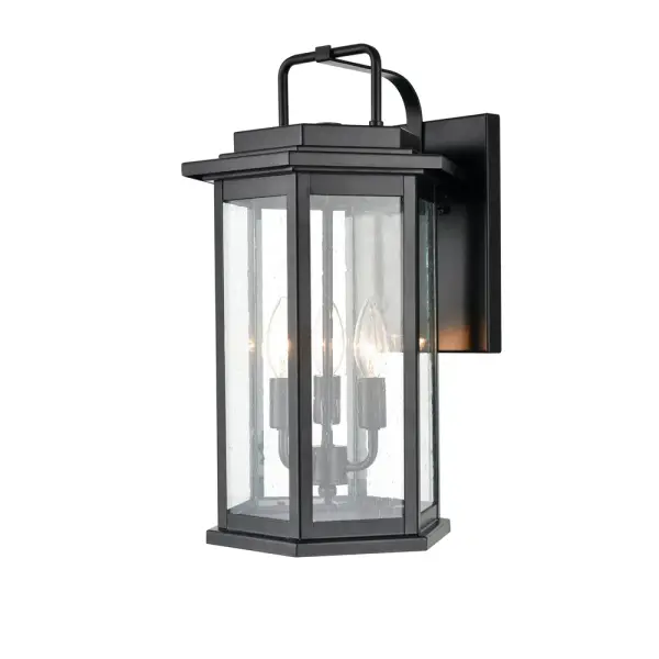 The 2685 outdoor light features a powder coated black finish designed for exterior applications. Its weather-resistant construction and versatile contemporary styling make it suitable for residential and commercial outdoor spaces.