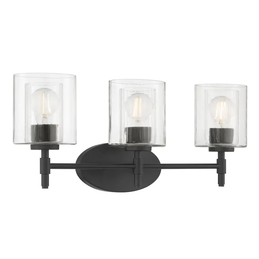 Solventa Double Glass Vanity Light