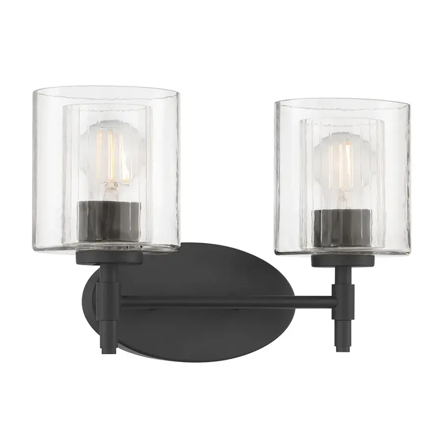 Solventa Double Glass Vanity Light