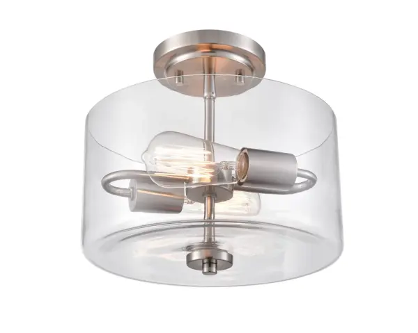 2710 Semi-Flush Mount in Brushed Nickel