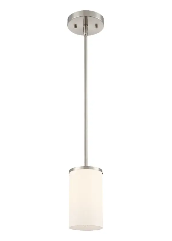 Verlana 1-Light Mini Pendant in Brushed Nickel