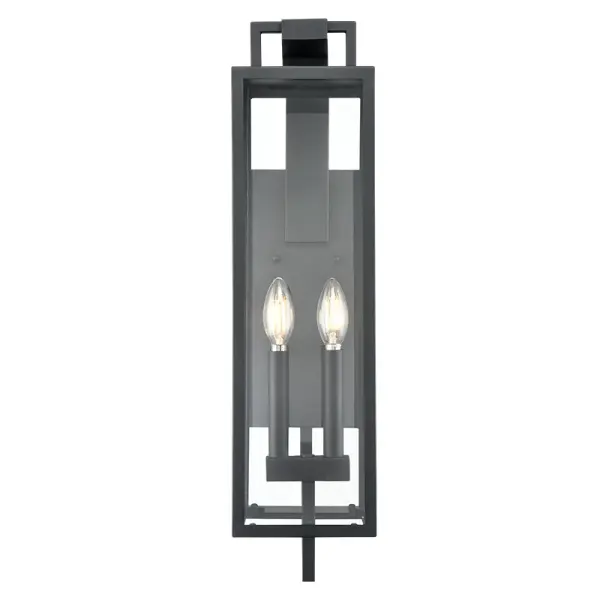 The 280002 outdoor light combines contemporary styling with a durable textured black finish, making it ideal for modern exterior applications. Its weather-resistant construction ensures reliable performance.