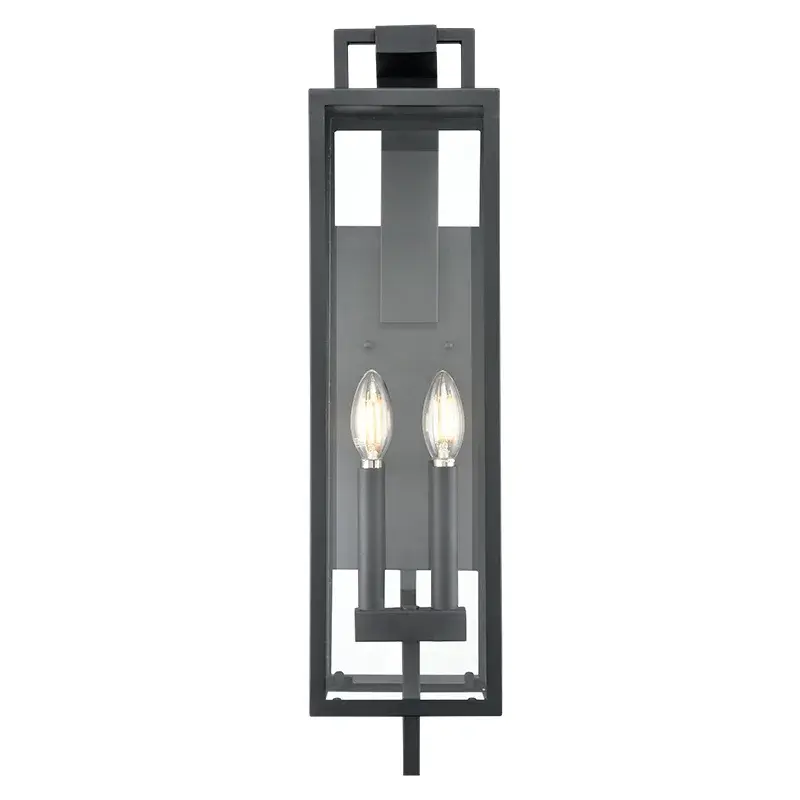 280002 Outdoor Light in Textured Black