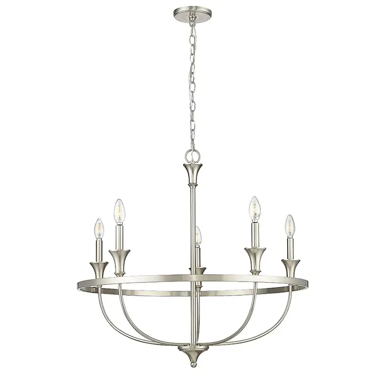 Brushed Nickel Chandelier