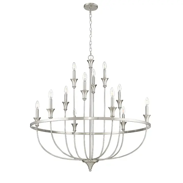Brushed Nickel Chandelier