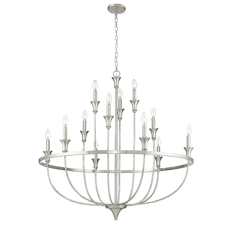 Brushed Nickel Chandelier