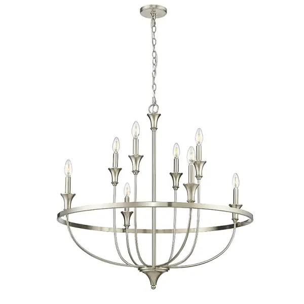 Brushed Nickel Chandelier