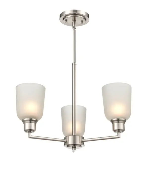 2813 Brushed Nickel Chandelier