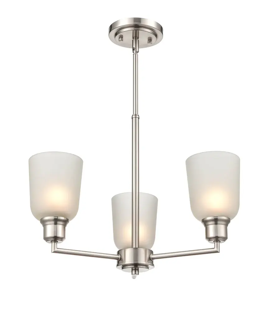 2813 Brushed Nickel Chandelier