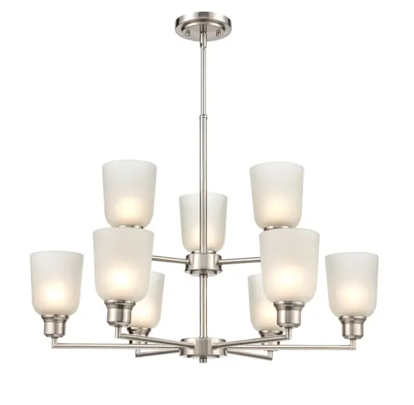 2819 Brushed Nickel Chandelier
