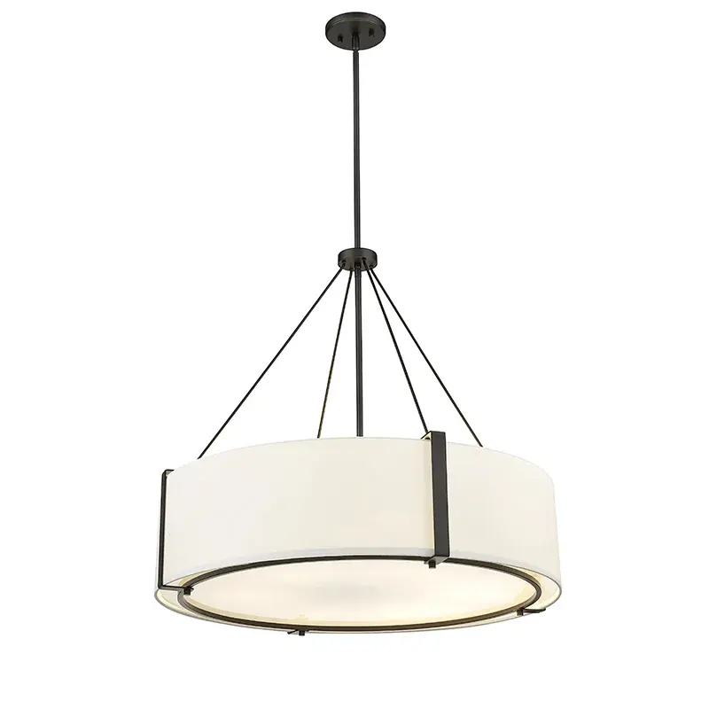 28206 Matte Black Pendant Light