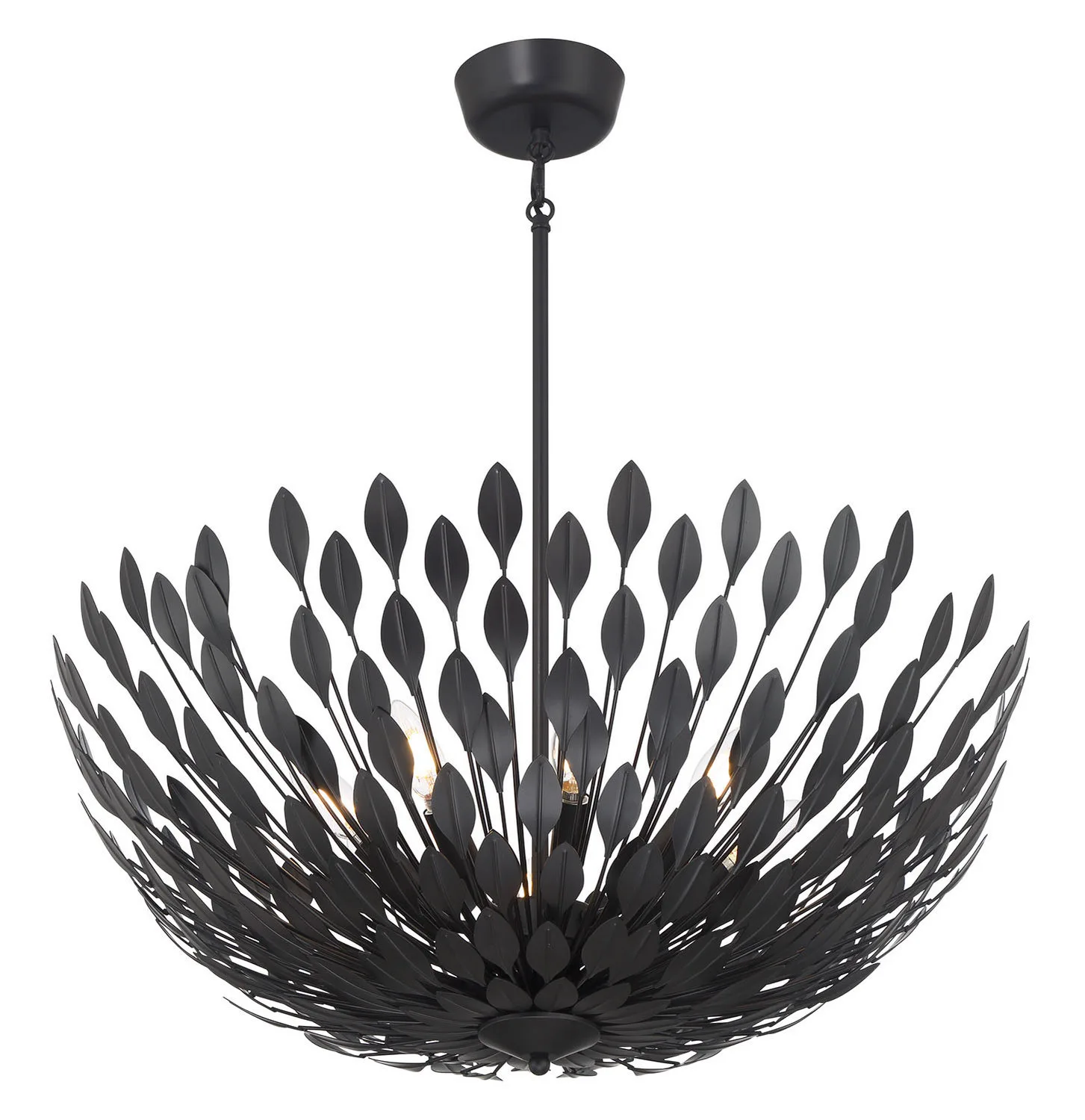 Merylmint Eight Light Pendant in Matte Black