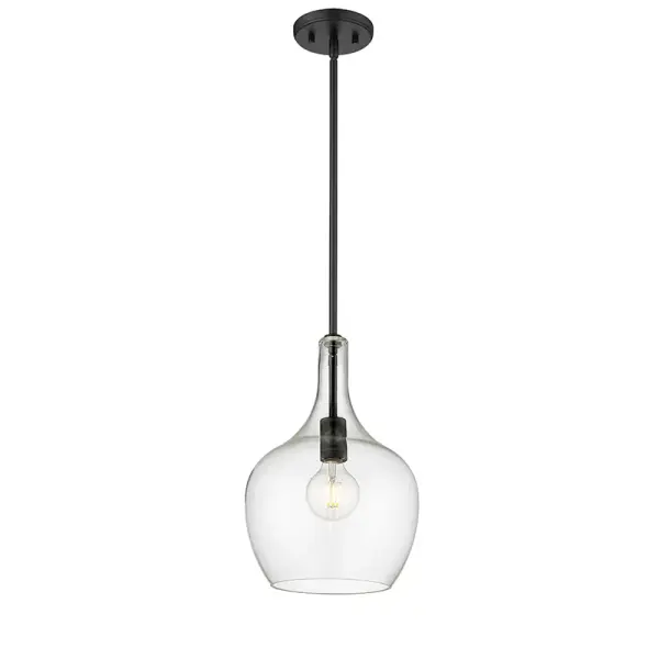 A sleek matte black pendant that brings contemporary sophistication to any room. The timeless black finish complements modern and minimalist interiors while providing functional task or ambient lighting.