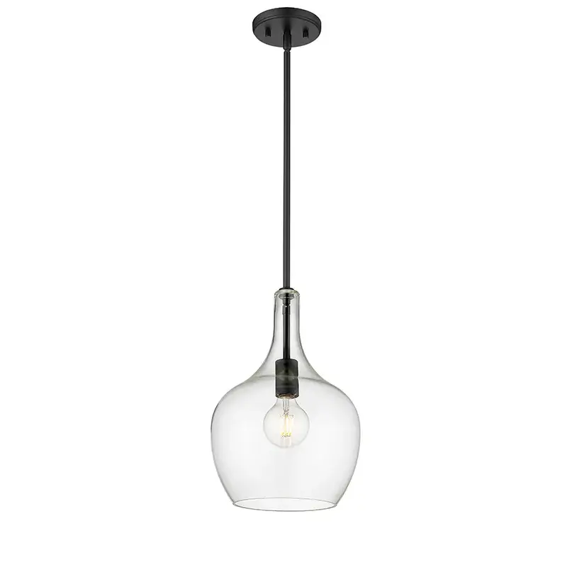 Matte Black Pendant Light