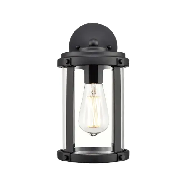 The 290001 outdoor light features a contemporary textured black finish designed for exterior applications. Its durable construction makes it suitable for residential and commercial outdoor spaces.