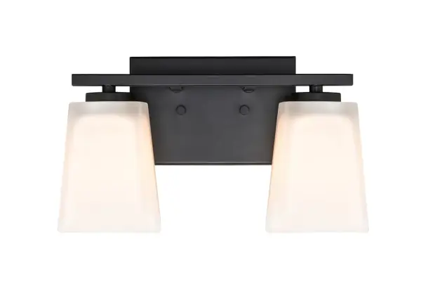 The 292 vanity light delivers contemporary style with its matte black finish, perfect for modern bathroom designs. Clean lines and versatile mounting make it ideal for various vanity configurations.