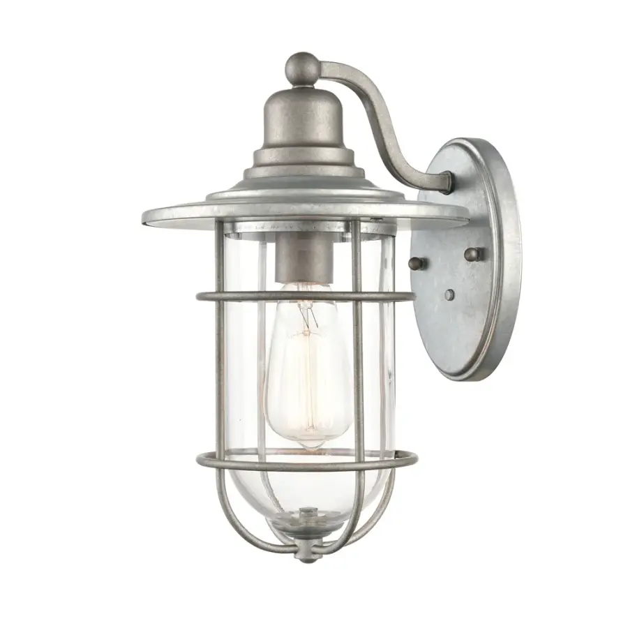 2921 Galvanized Outdoor Light