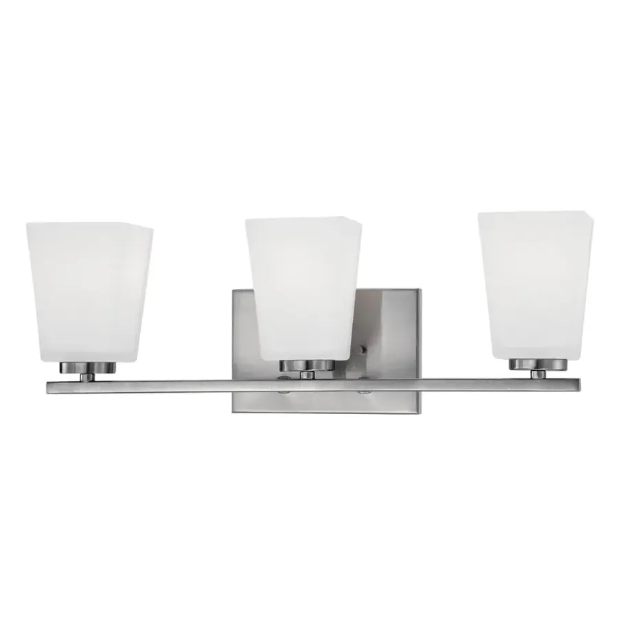 293 Collection Bath Vanity Light in Brushed Nickel