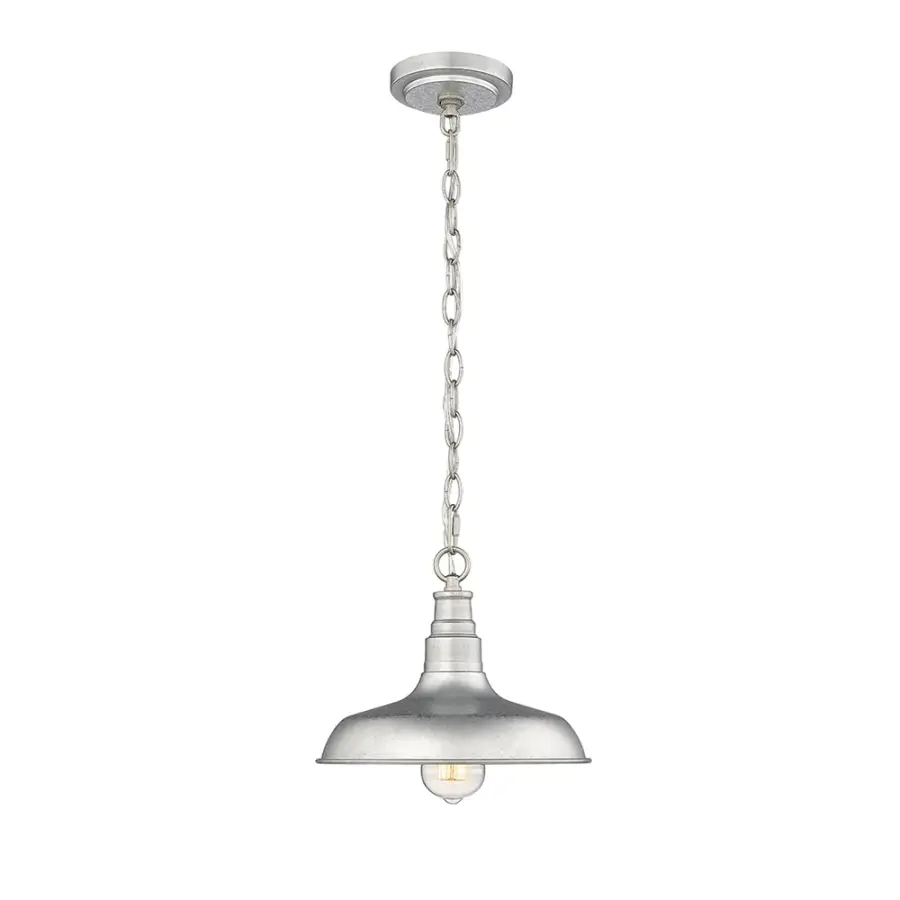 2952 Outdoor Light in Galvanized Finish