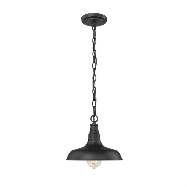 2952 Outdoor Light in Powder Coated Black