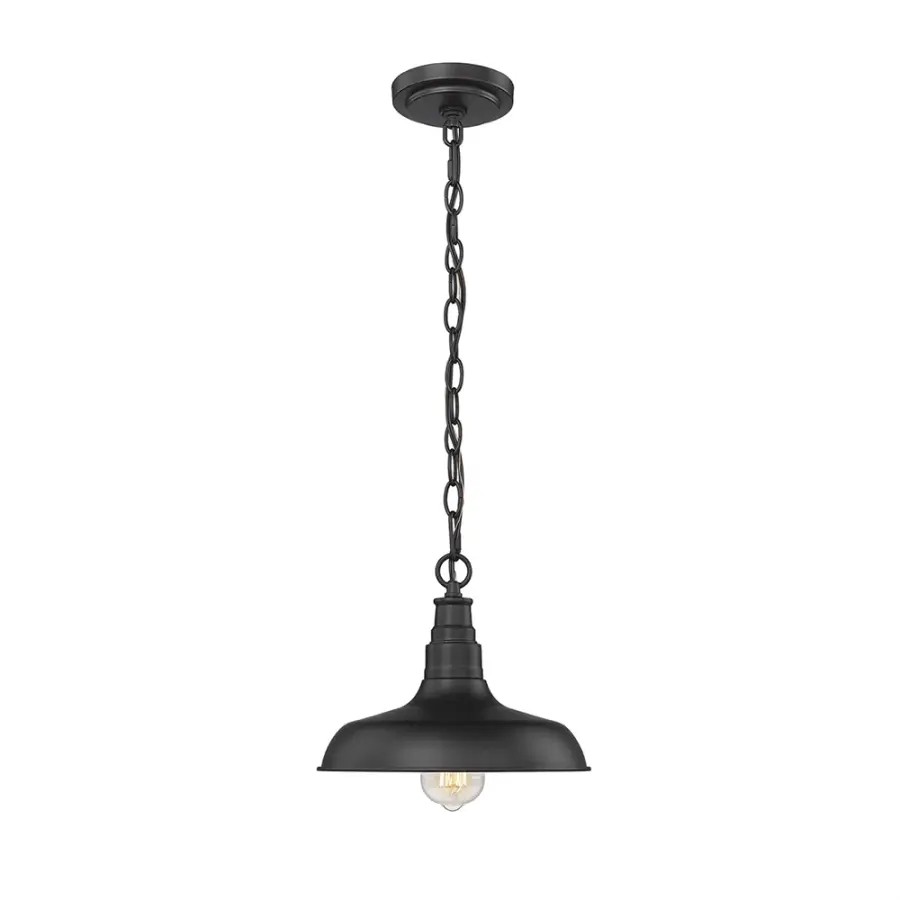 2952 Outdoor Light in Powder Coated Black