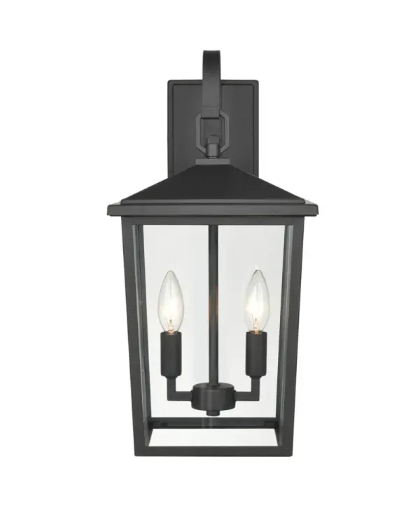 2972 Outdoor Light in Powder Coated Black