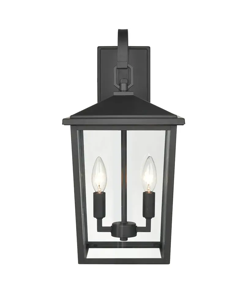 2972 Outdoor Light in Powder Coated Black