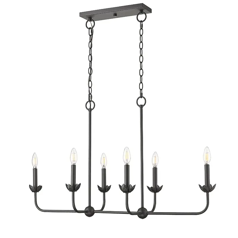 Sleek Linear Design with Modern Matte Black Finish