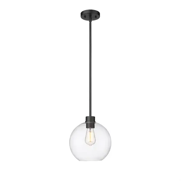 The 2991 pendant offers a clean, modern aesthetic with its powder coated black finish. This versatile fixture works well in both residential and commercial settings, providing functional lighting with understated style.