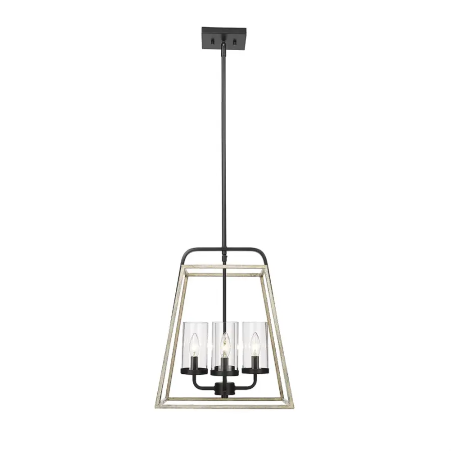 3004 Matte Black Pendant Light