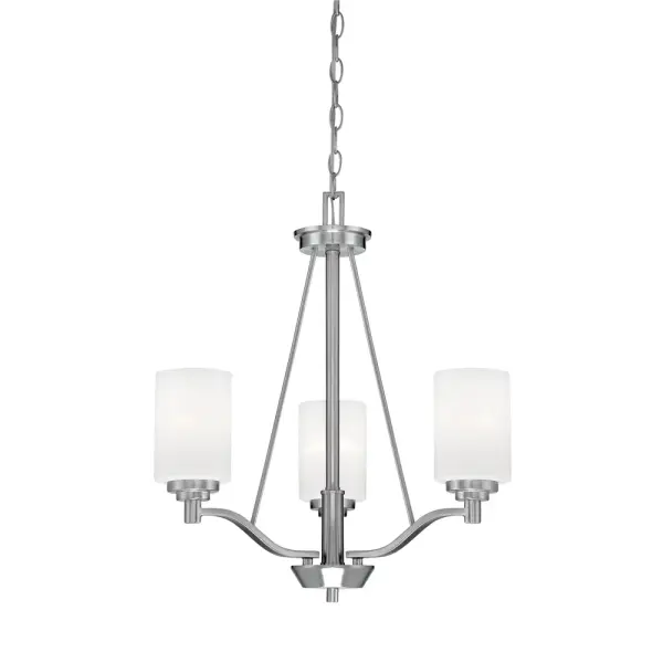 3153 Brushed Nickel Chandelier