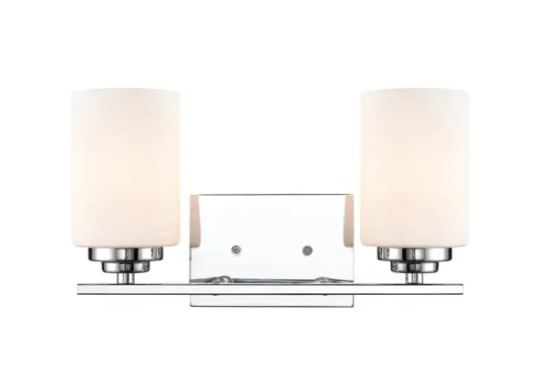 The 3182 Chrome vanity light delivers clean, contemporary styling with a polished chrome finish. Perfect for modern and transitional bathrooms, this fixture provides functional task lighting with timeless appeal.