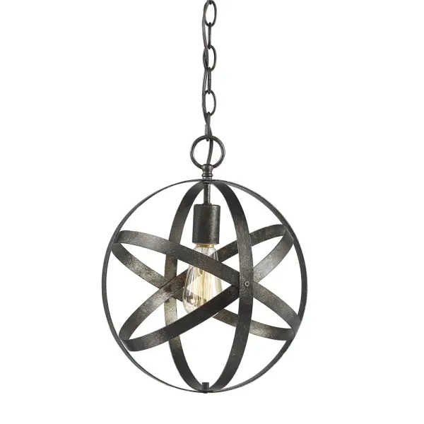 The 3233 pendant in Antique Silver offers a refined transitional aesthetic that bridges traditional and contemporary design. Its metallic finish provides elegant illumination suitable for various residential and commercial settings.