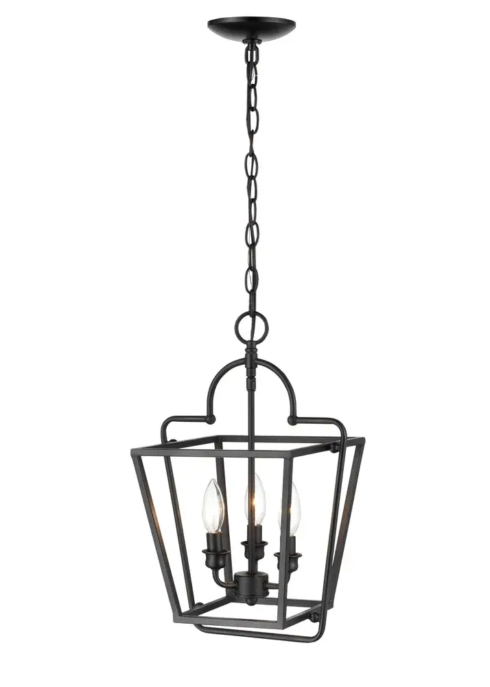 3236 Matte Black Pendant