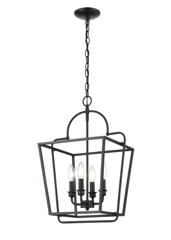3237 Matte Black Pendant