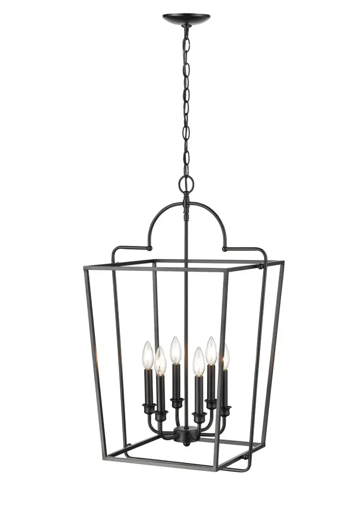 3238 Matte Black Pendant