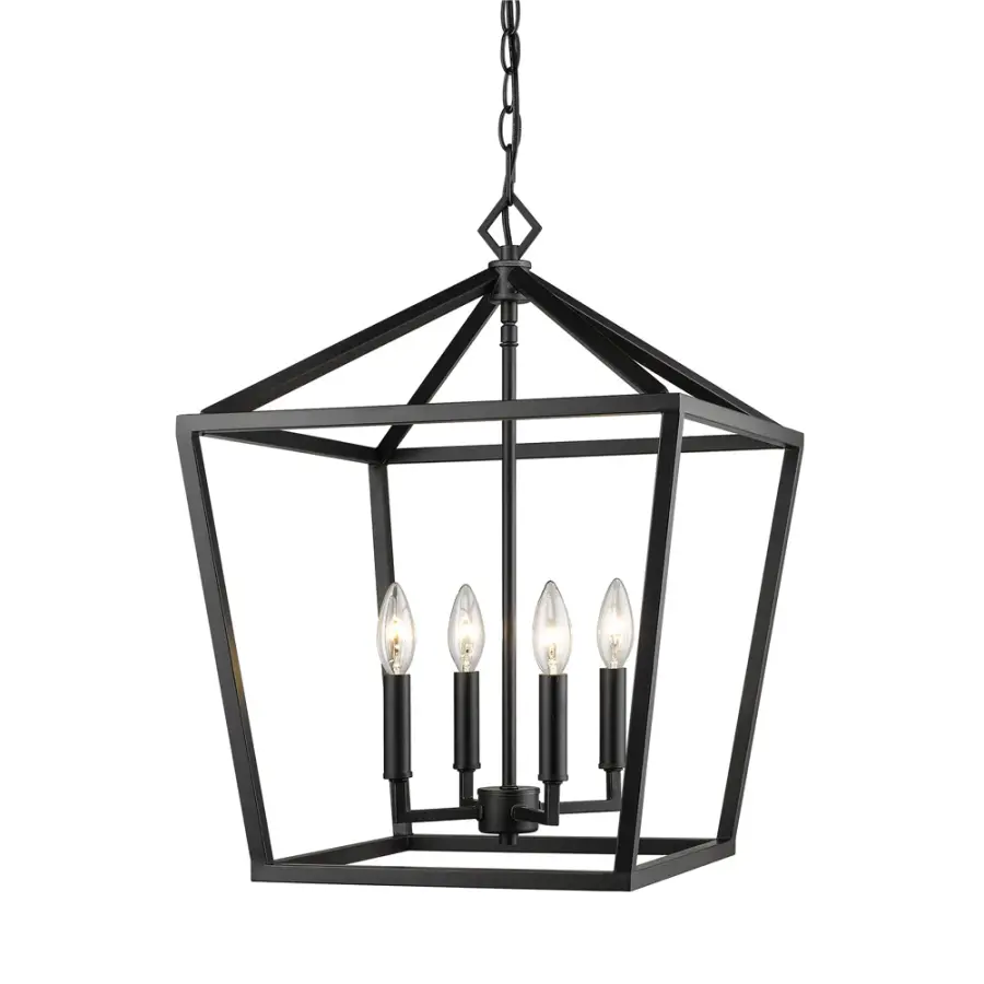 3244 Matte Black Pendant
