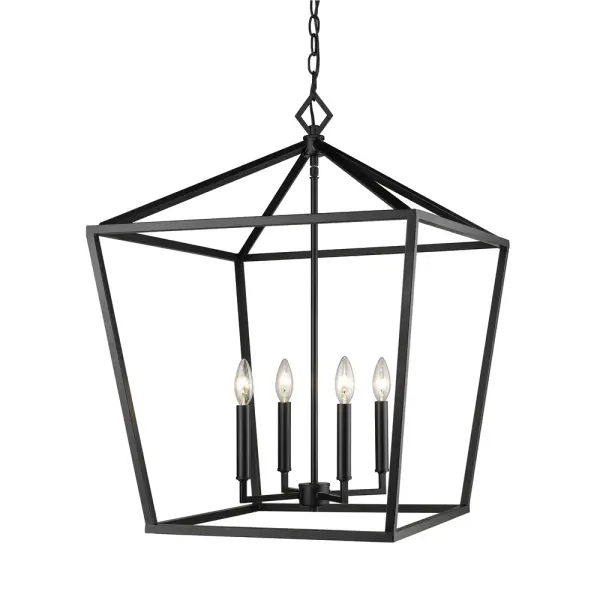 The 3254 pendant in matte black offers contemporary styling with industrial undertones. Its neutral finish complements a wide range of interiors, from modern kitchens to commercial settings.