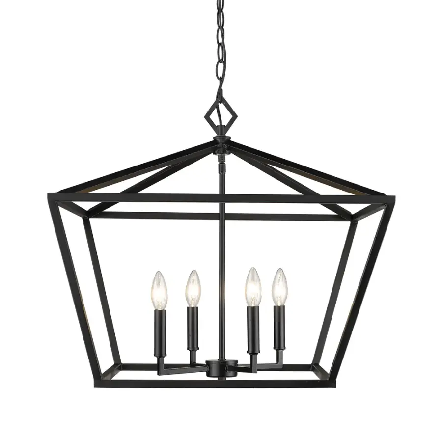 3294 Matte Black Pendant